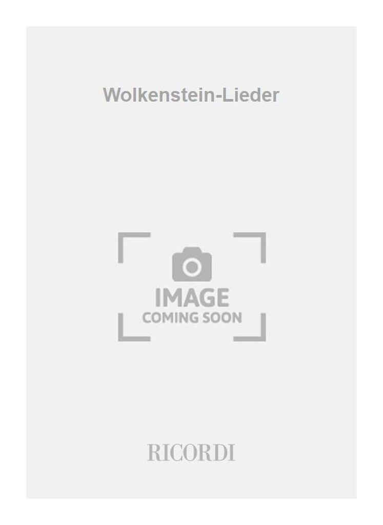 Wolkenstein-Lieder